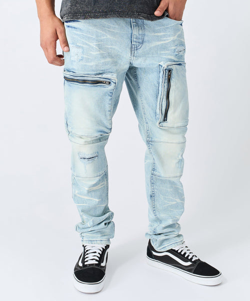 Recon Distressed Skinny Cargo Pants