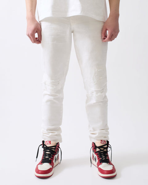 Arctic Distressed Skinny Jeans - White