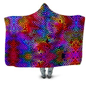 Solar Dots Hooded Blanket