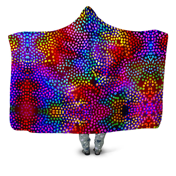Solar Dots Hooded Blanket
