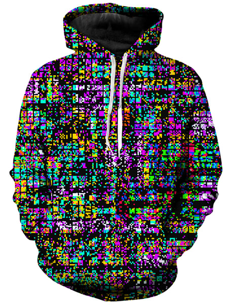 8-Bit Trippy Glitch Unisex Hoodie