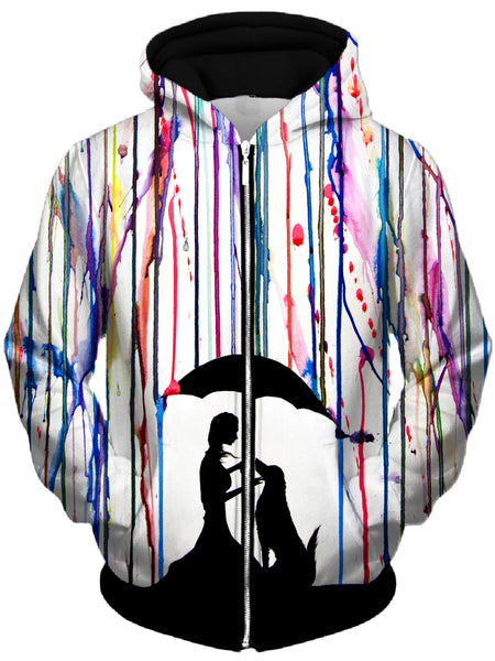 Sempre Unisex Zip-Up Hoodie