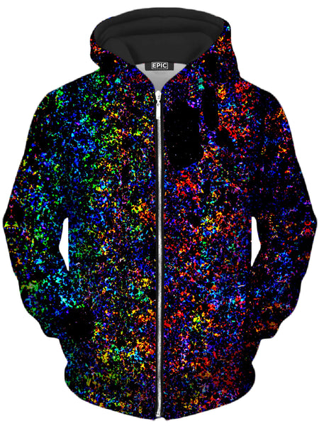 Lightning Rainbow Unisex Zip-Up Hoodie