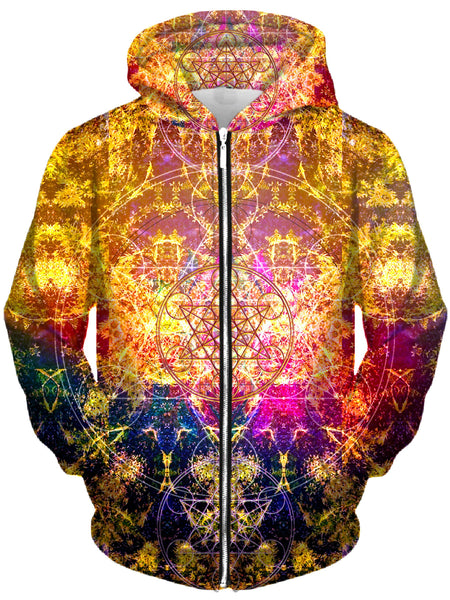 Pineal Metatron Unisex Zip-Up Hoodie