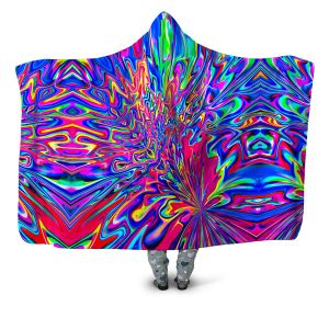Sonic Blooming Hooded Blanket