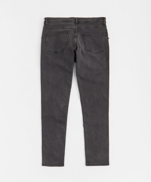 Plus Size Light Washed Jeans - Dark Grey