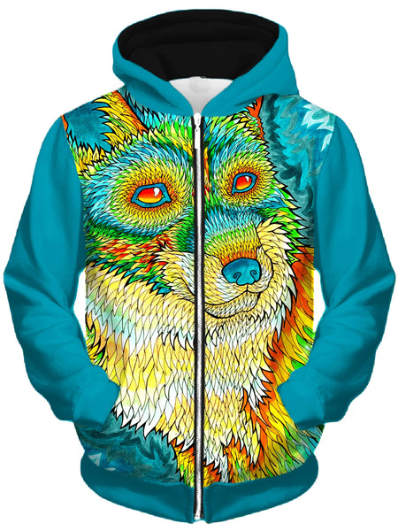 Foxadelic II Unisex Zip-Up Hoodie