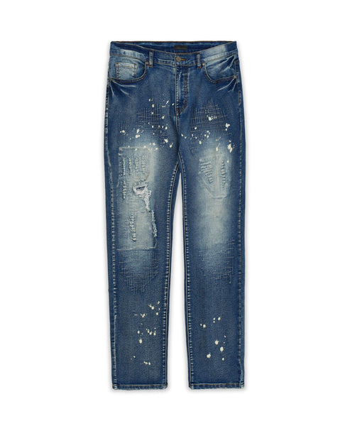 Stitchworks Plus Size Denim Jeans - Blue
