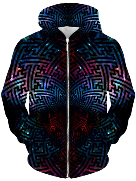 Sacred Sayagata Galaxy Unisex Zip-Up Hoodie